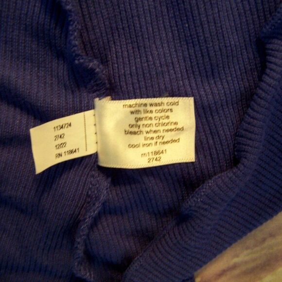 Lane Bryant Wrap Shirt Top Womens 26 28 Short Flutter Sleeves Stretch Soft Blue - Picture 12 of 12